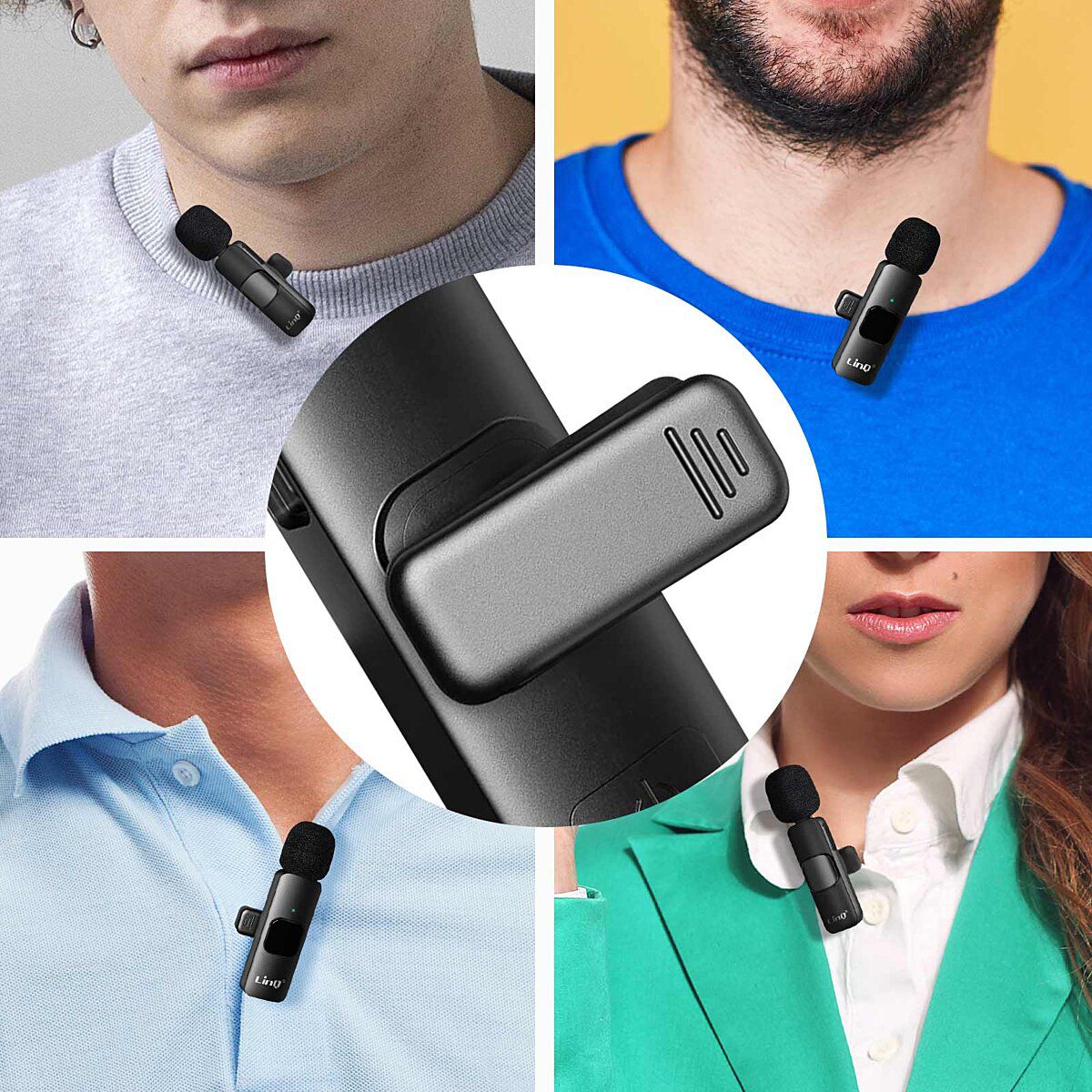 📦 Micro Sans Fil K9 (Double Micro) 🎤✨ - Vue détaillée 5