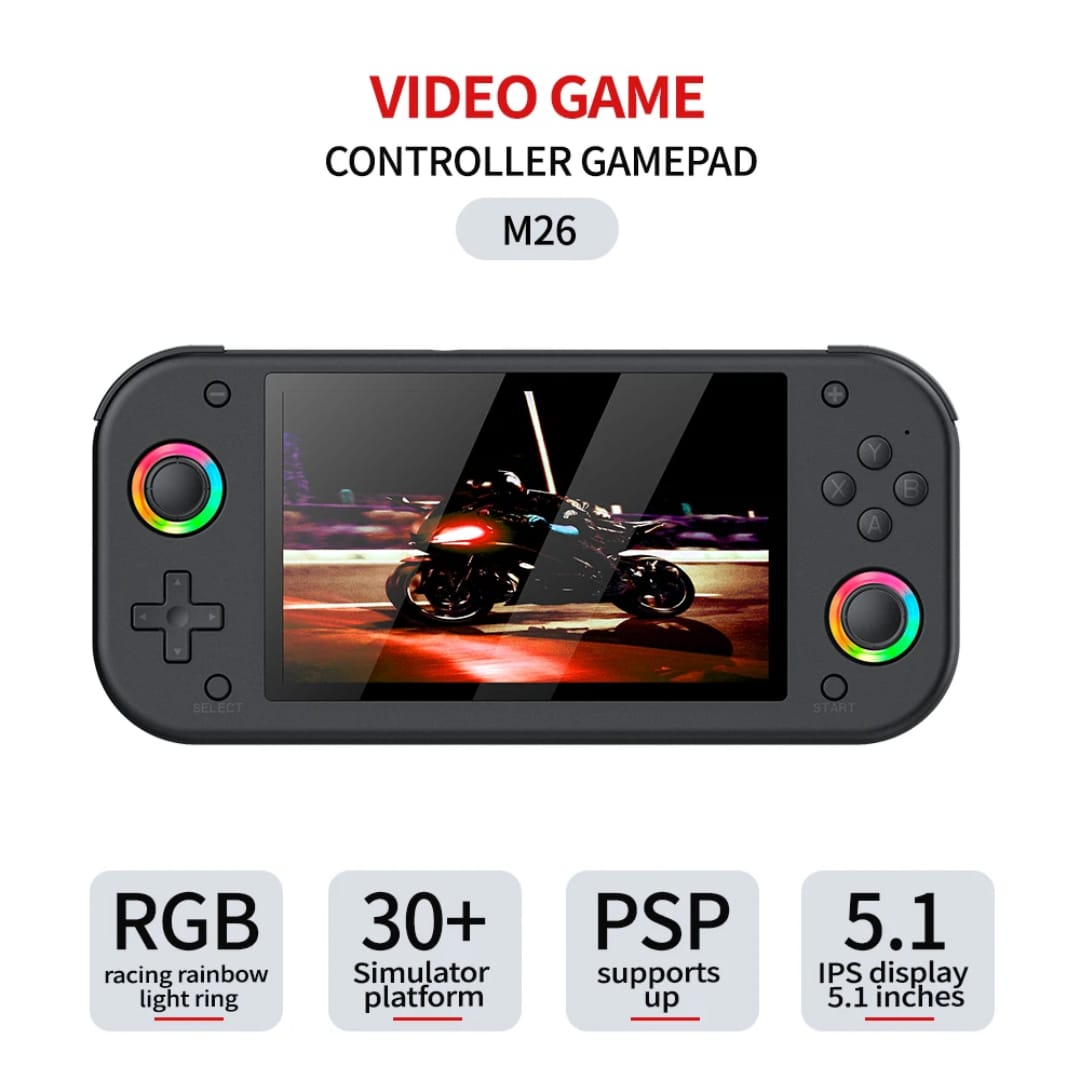 🎮 Console de Jeu Portable 3D – RGB Light Edition - Vue détaillée 5