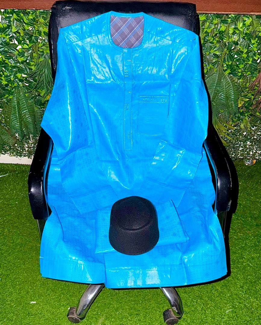 Bazin 2 pièces prêt à porter - Vue détaillée 2