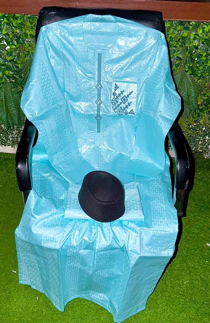 Bazin 2 pièces prêt à porter - Vue détaillée 3