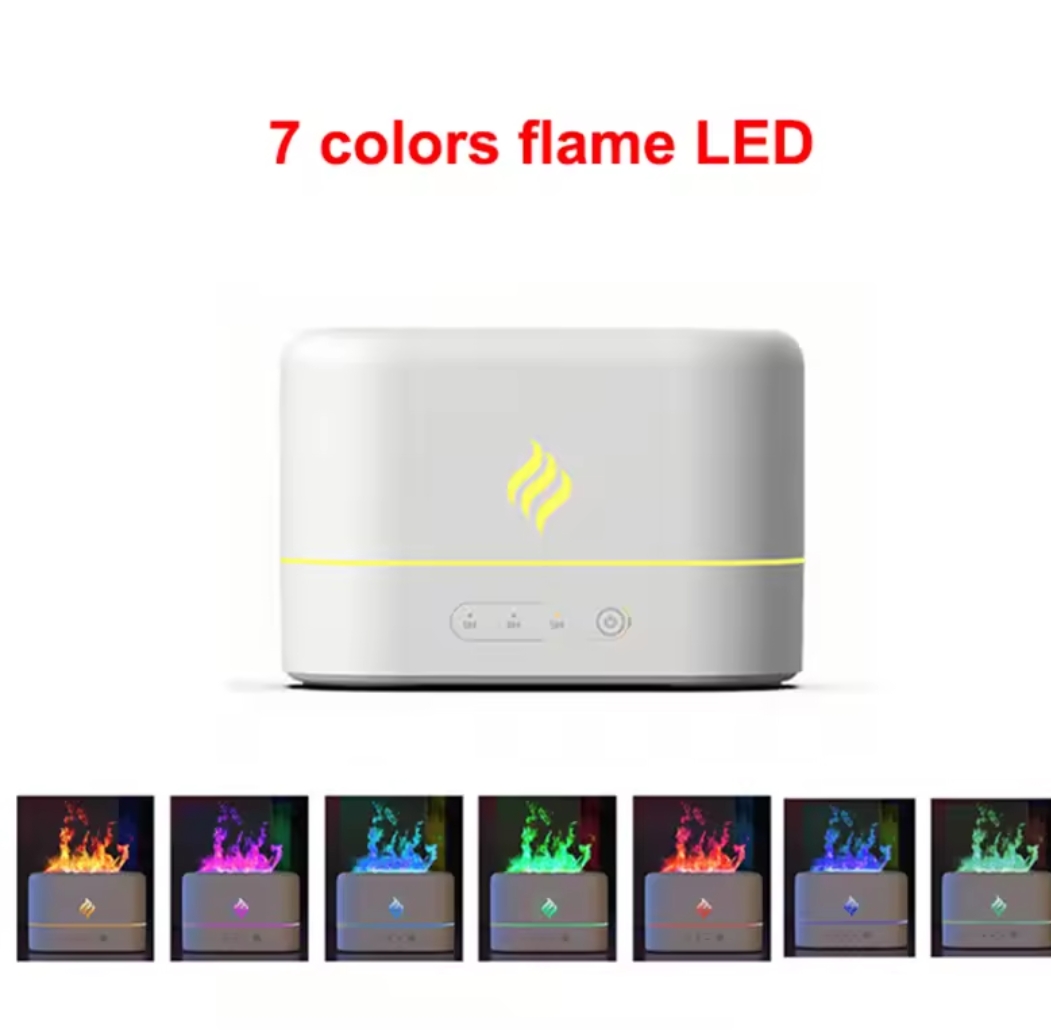 🌈 Humidificateur Aromathérapie à Flamme Multicolore – Ambiance, Relaxation &amp; Bien-être - Vue détaillée 3