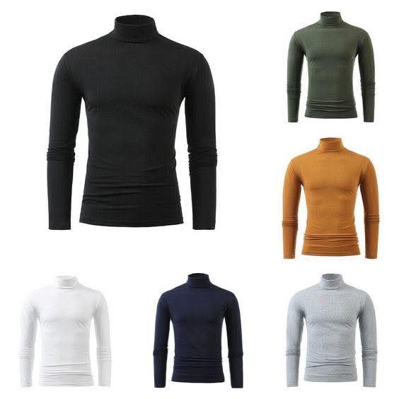 Pull élégant col roulé parfait pour hiver - Vue détaillée 1