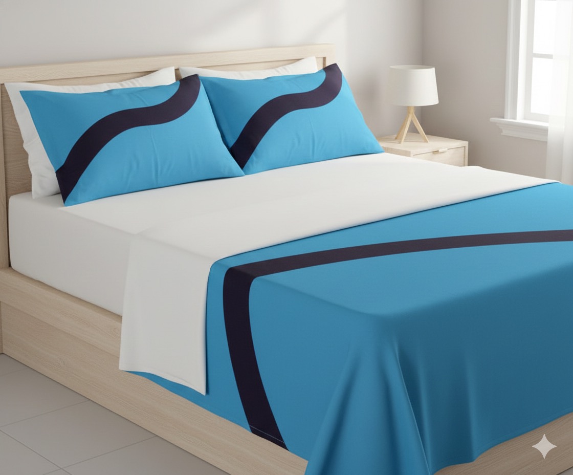 Drap 3 places - Vue détaillée 3