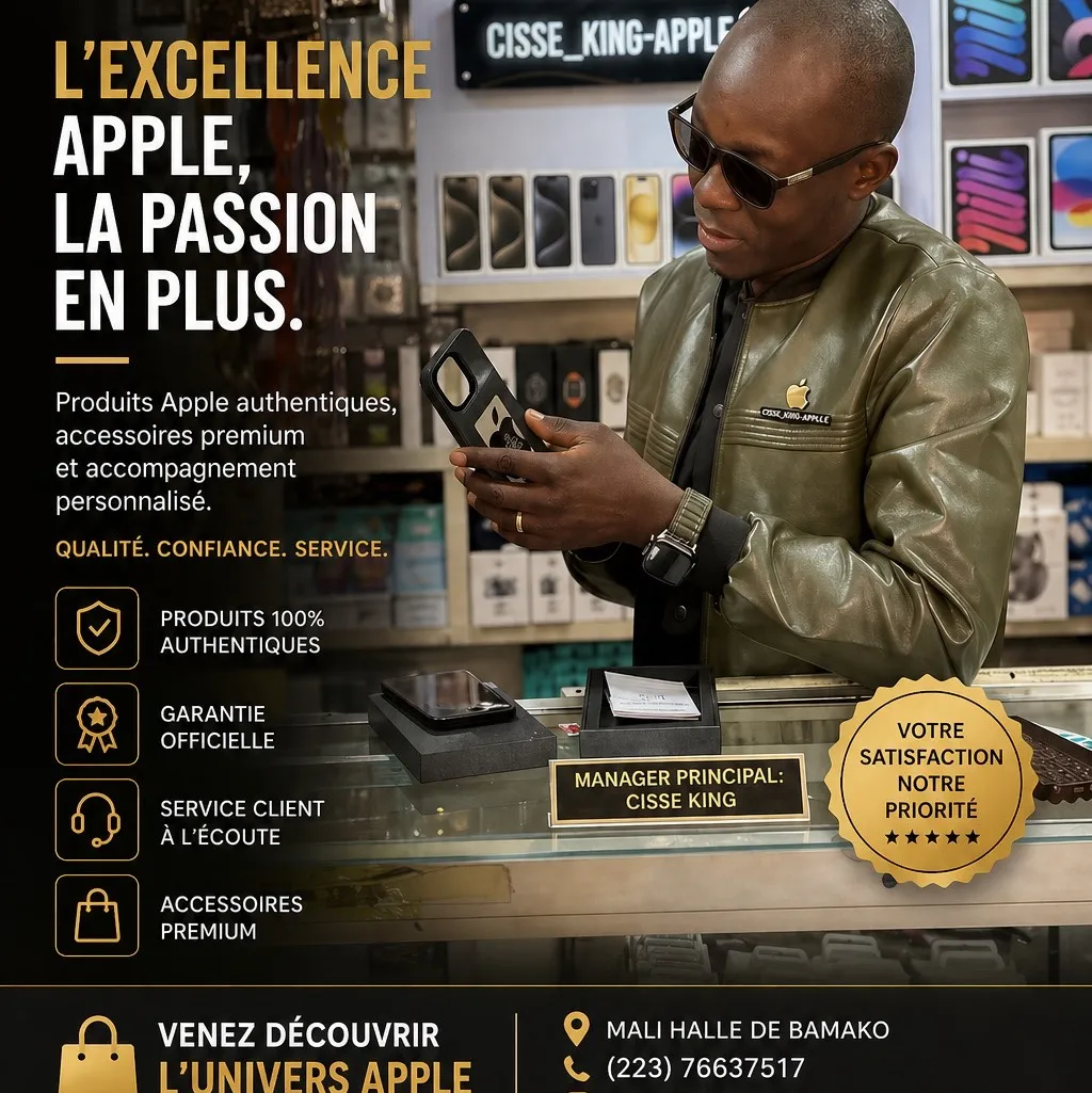Logo officiel de la boutique CISSE_KING-APPLE 